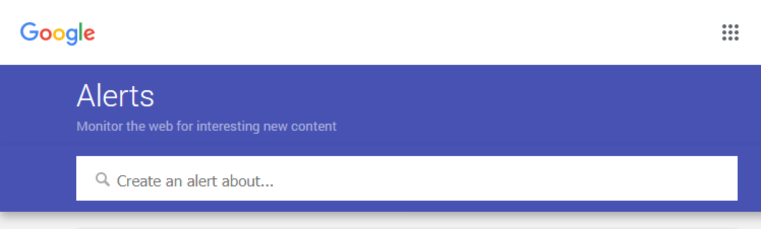 google alerts
