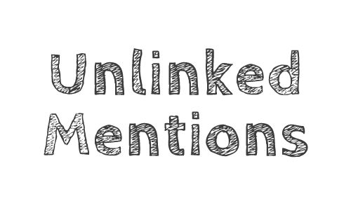 unlinked mentions heading