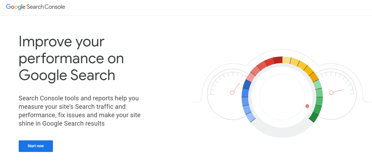 Google Search Console Homepage