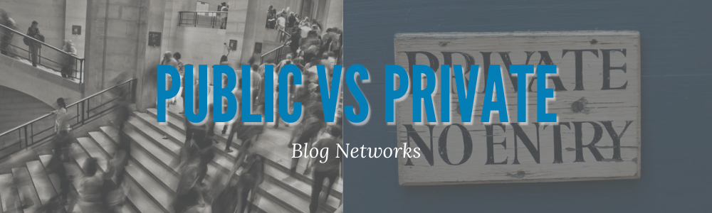 private vs public blog network pros and cons