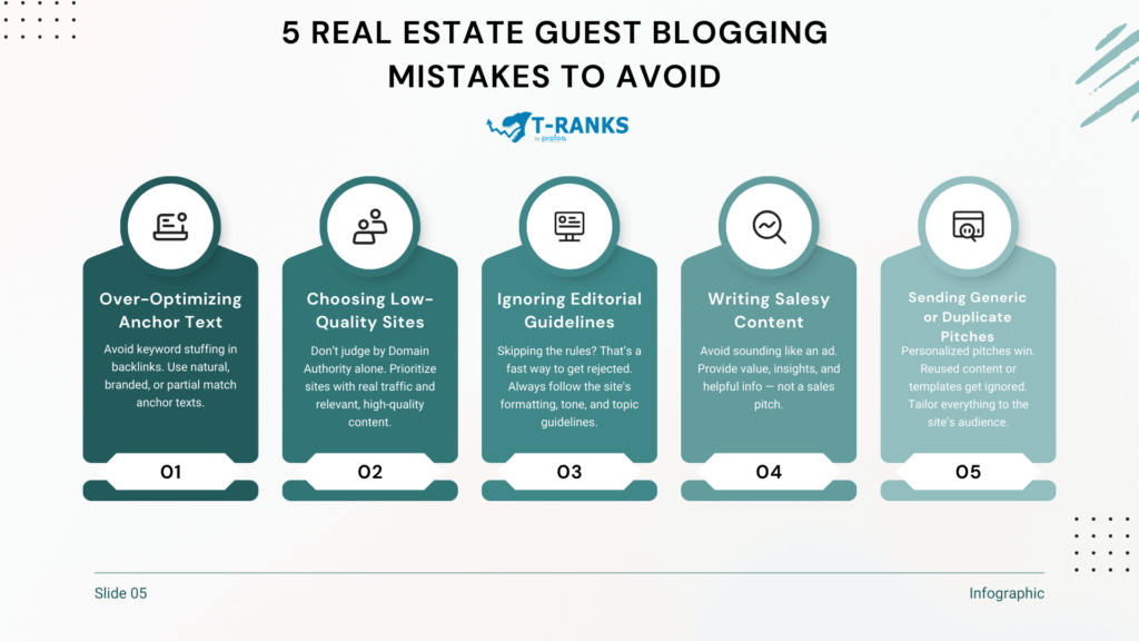 Real Estate Guest Blogging Mistakes to Avoid