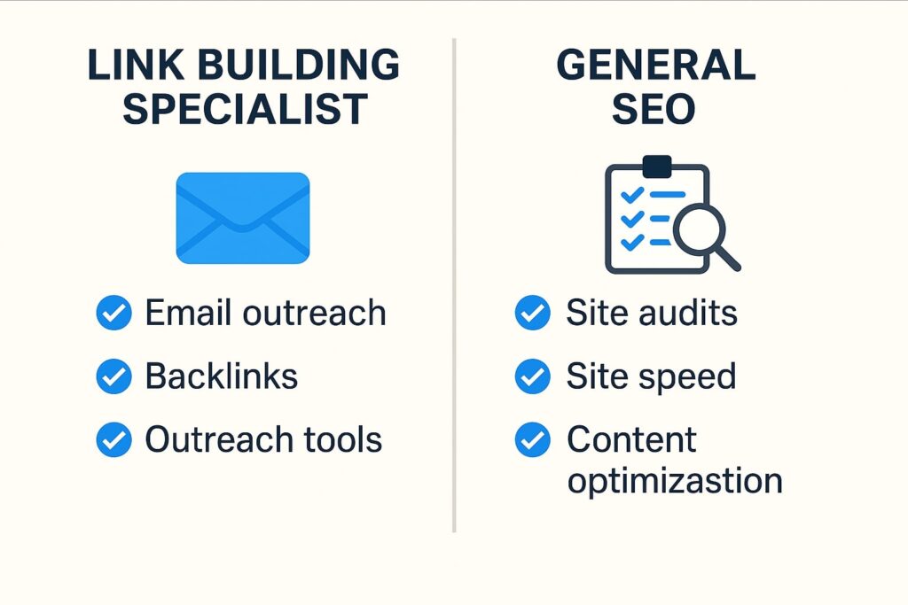 Link Builder VS General SEO Specialist