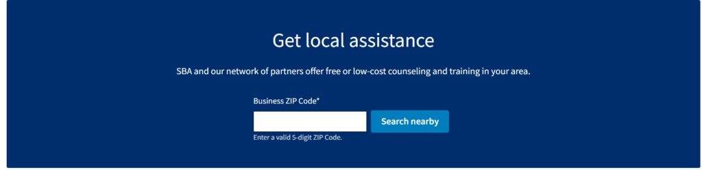 Small Businnes SBA Example for Getting Gov Backinks 
