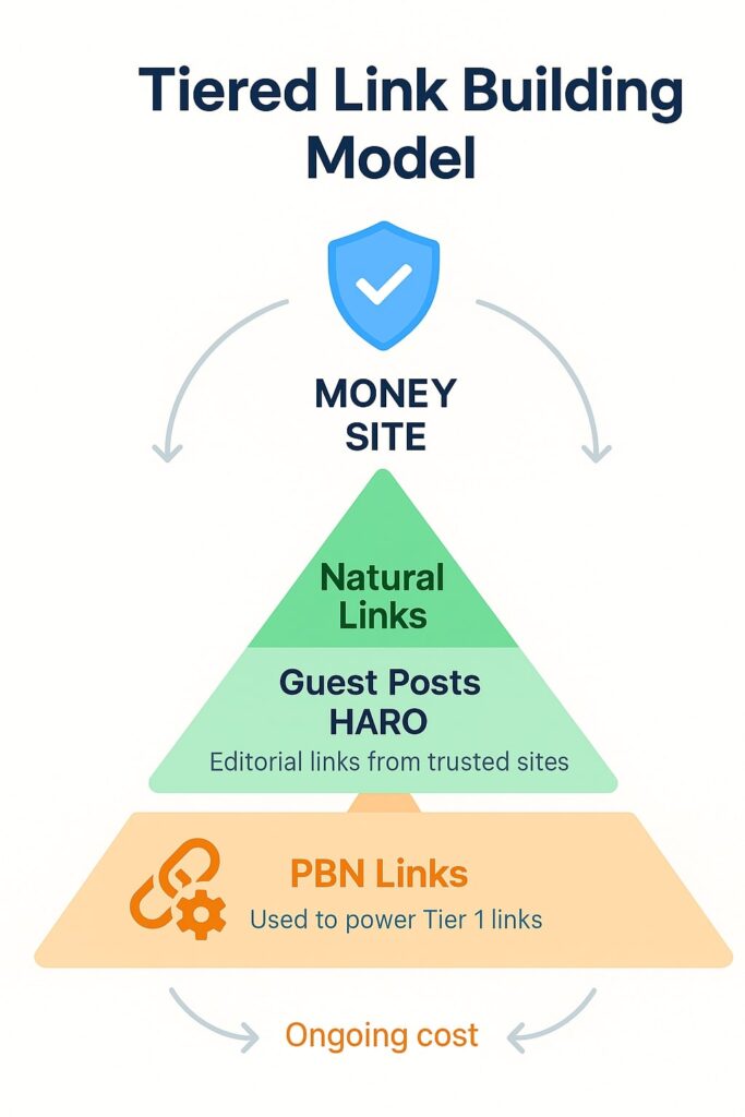 Tiered Link Building Model Best for Hybrid Strategy