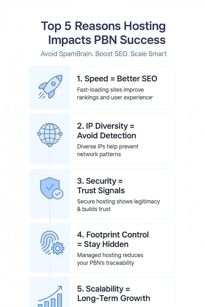 Top 5 Reasons Hosting Impacts PBN Success