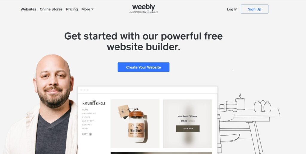Weebly Website Homepage
