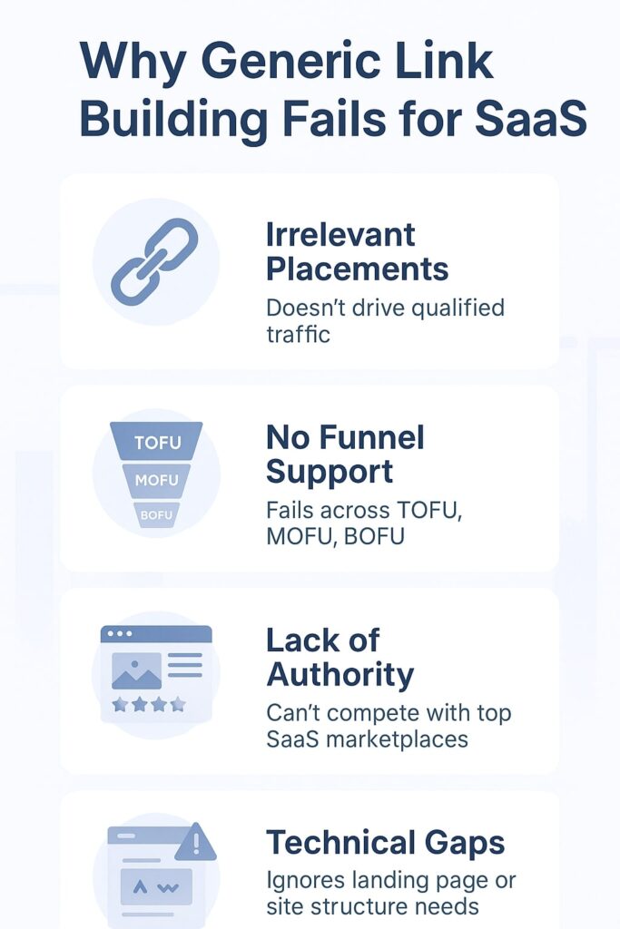 Why Generic Link Building Fails for SaaS