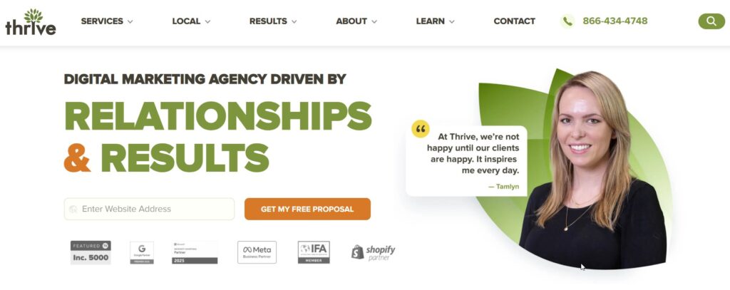  Thrive – Full-Funnel Digital PR for SEO & Authority Growth Screen shot 