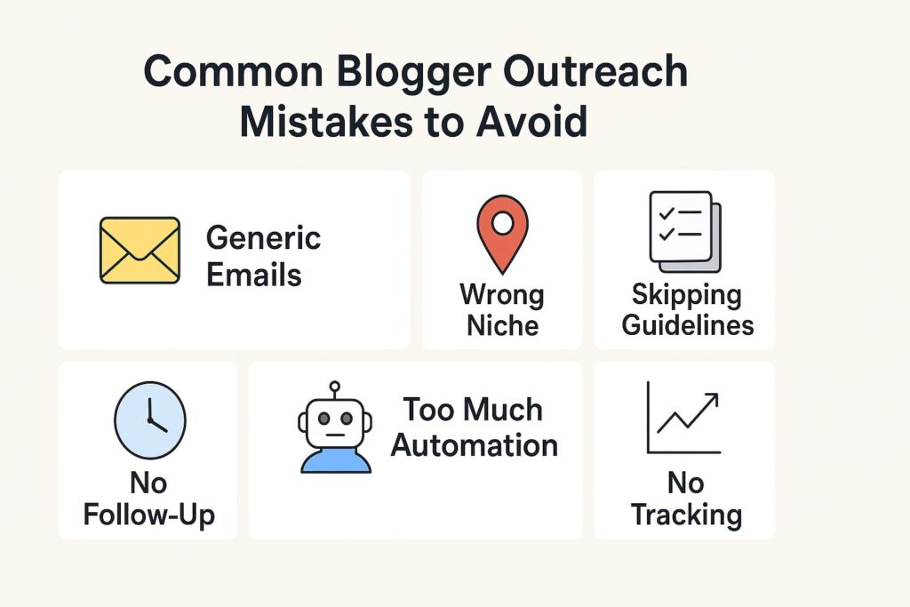 Common Blogger Outreach Mistakes to Avoid