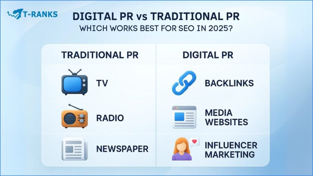 Difference Between Digital PR and Traditional PR