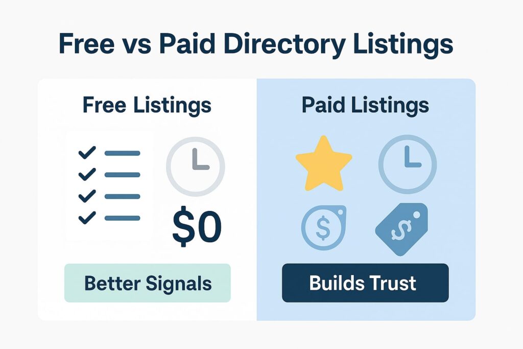 Free vs Paid Directory Lisitng