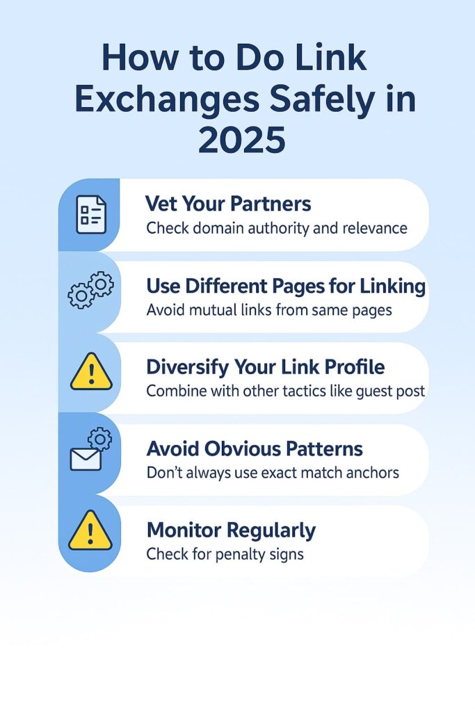How to Do Link Exchanges Safely