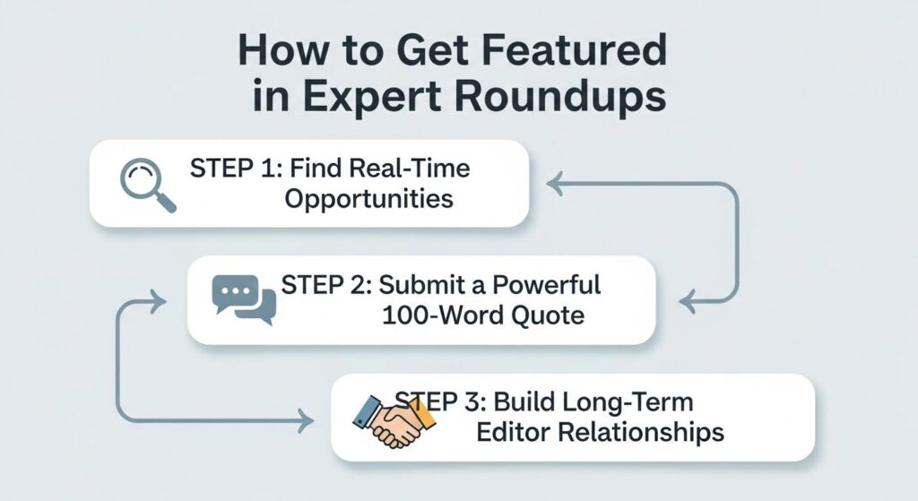 How to get featured in expert roundups