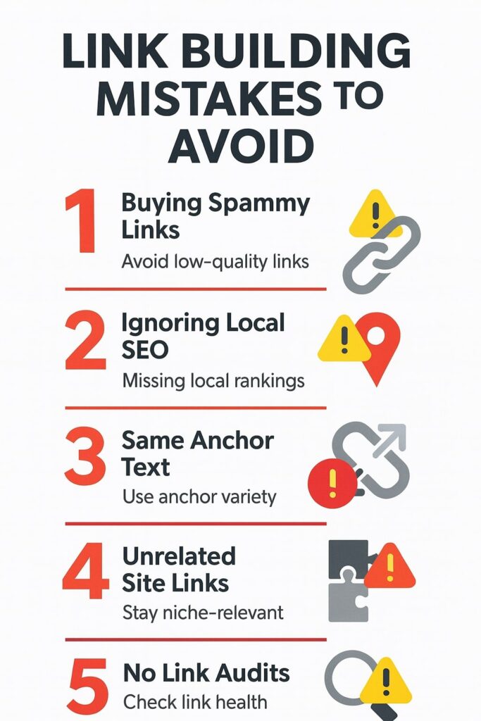 Link Building Mistakes to Avoid in 2025