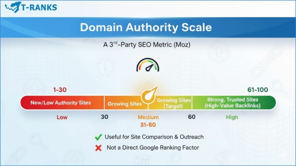 Domain Authority and What it means