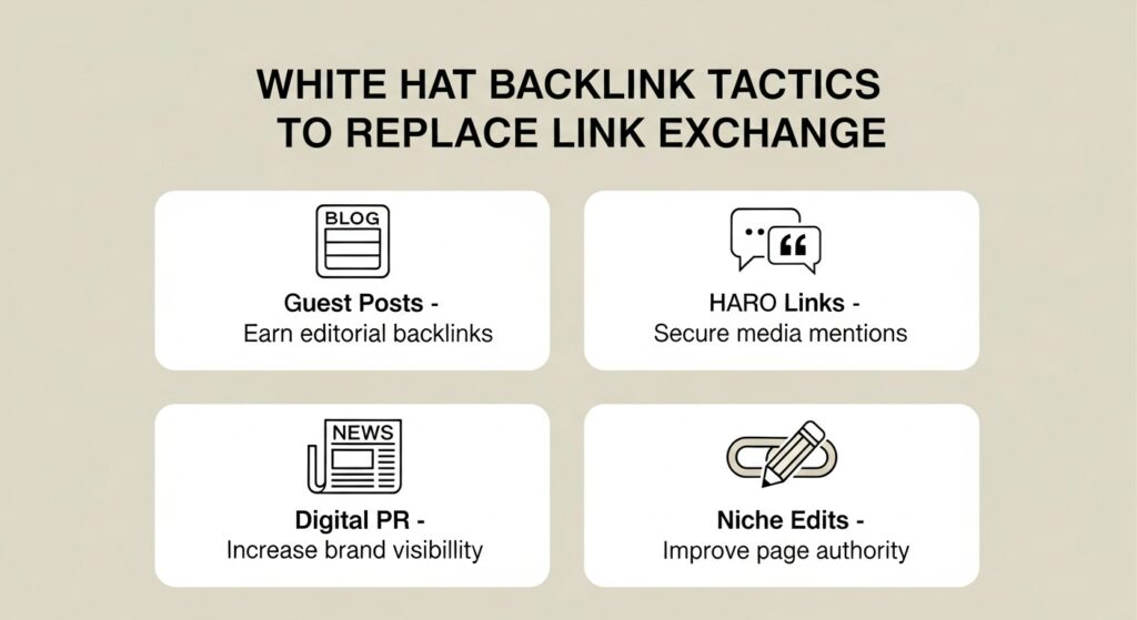 White Hat Backlink Tactics to Replace Link Exchange