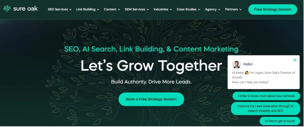 Sure Oak Agency  for White Label Link building