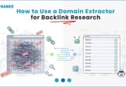 Domain extractor tool for backlink research and removing duplicate domains