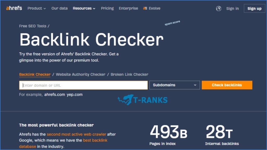 Ahref Backlink Checker