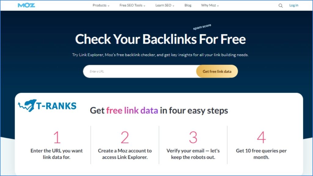 Moz Link Explorer