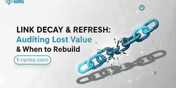 Link Decay and Refresh audit workflow for link equity recovery decisions.