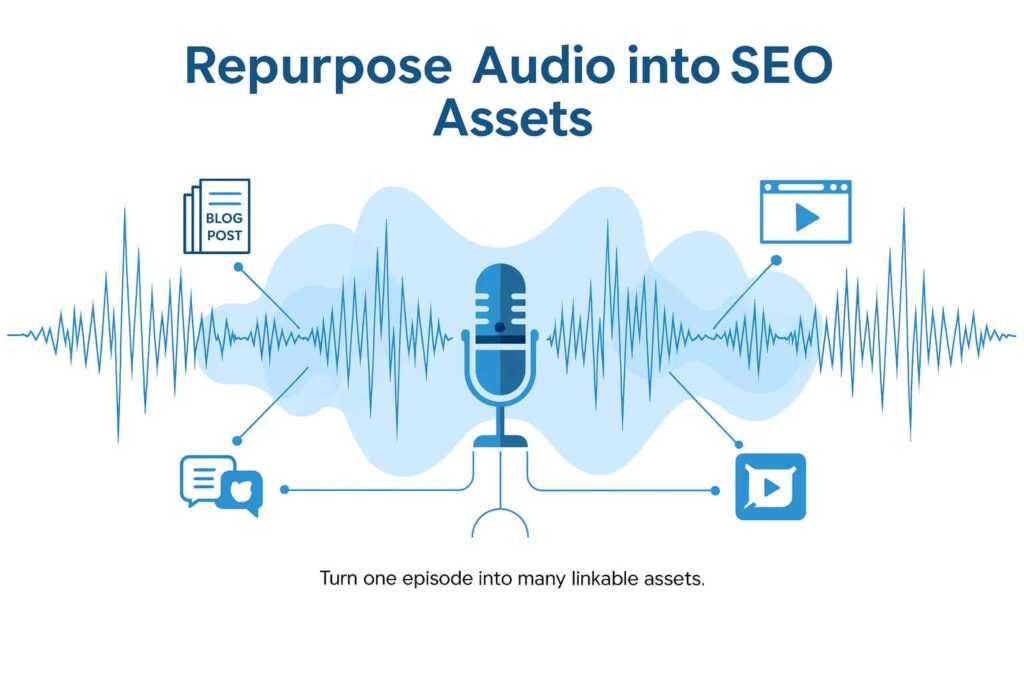 Repurpose Audio into SEO Assets