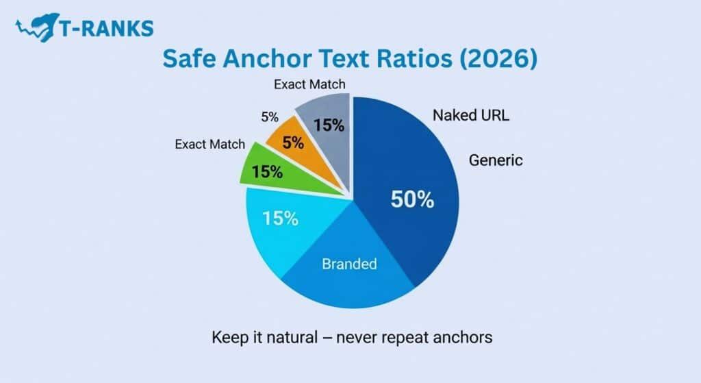 safe anchor text ratios (2026)
