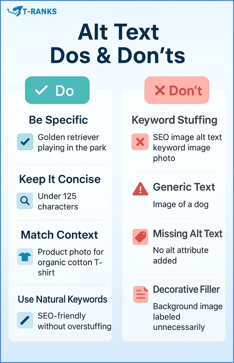 Alt Text Dos And Donts Infographic