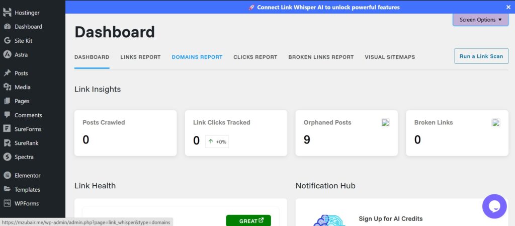 Link Whisper Free Internal Link Checker