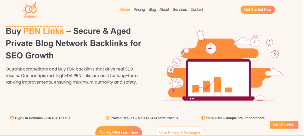 Buy Pbn Links Agency Site Homepage