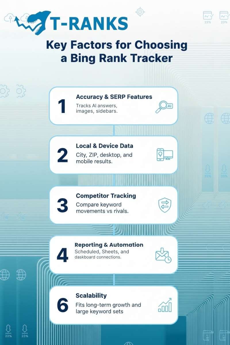 Key Factors Choosing Bing Rank Tracker