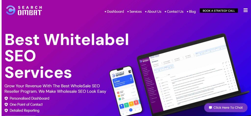 searchcombat.com homepage