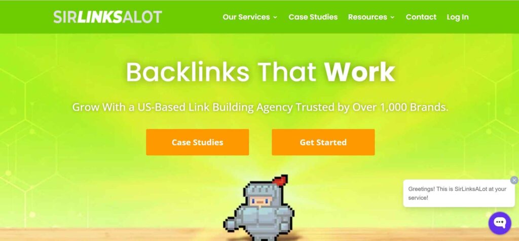 sirlinksalot.co homepage