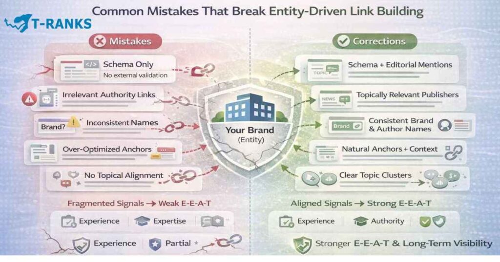 Common Mistakes That Break Entity-Driven Link Building