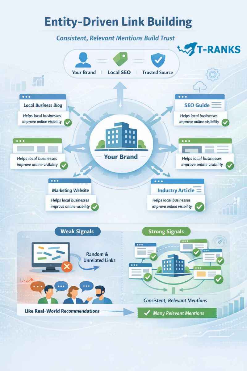 Entity-Driven Link Building infographics