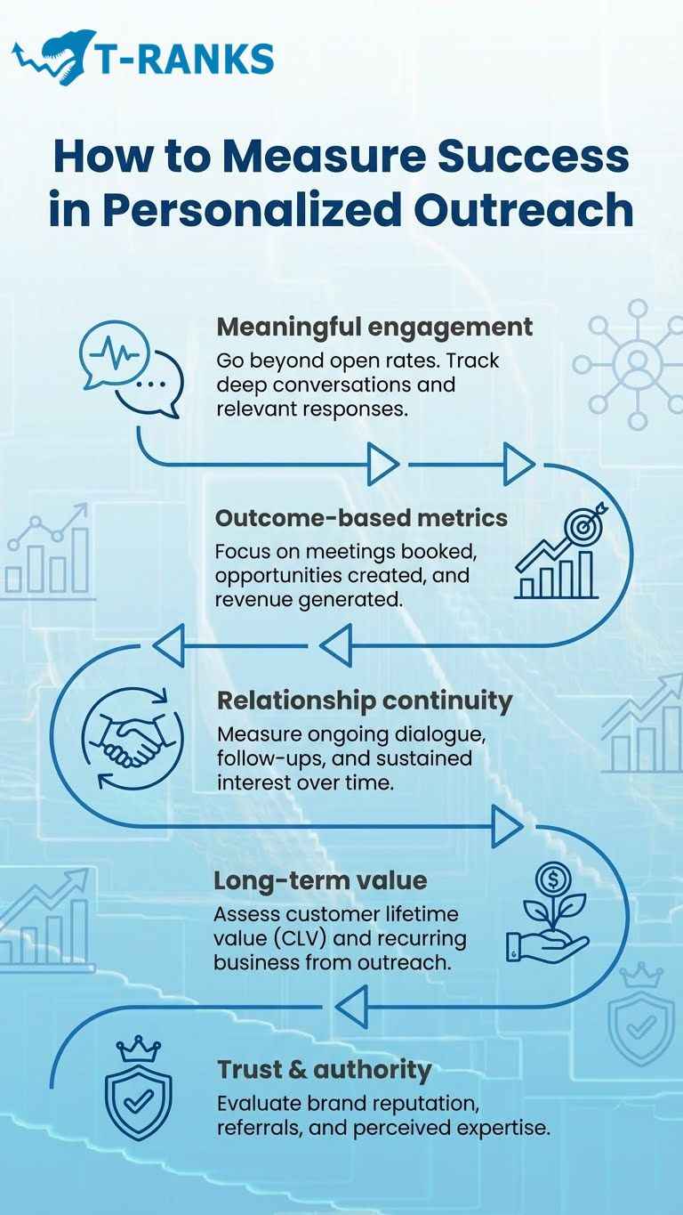 How to Measure Success in Personalized Outreach infographic