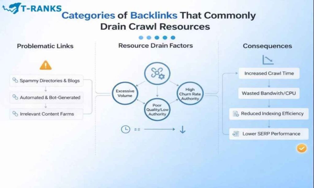 categories of backlinks and their impace